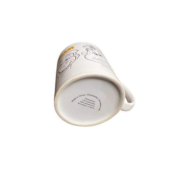 Jeff Dunham Comedy 2012 Dummies Puppets 4in White Ceramic Coffee Mug - Picture 6 of 6